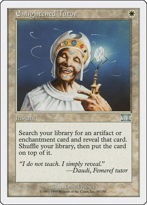 Enlightened Tutor Card Front
