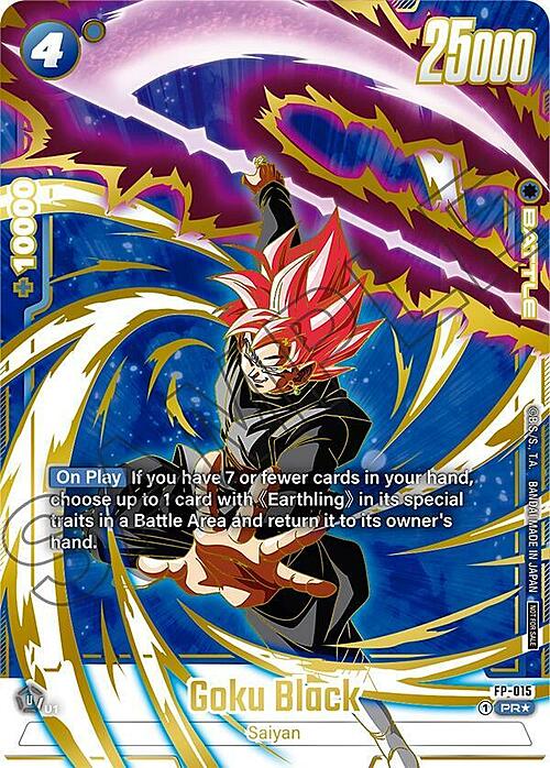 Goku Black Card Front