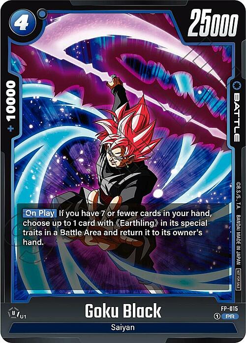 Goku Black Card Front
