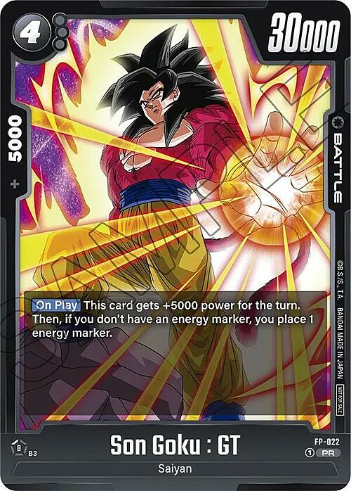 Son Goku : GT Card Front