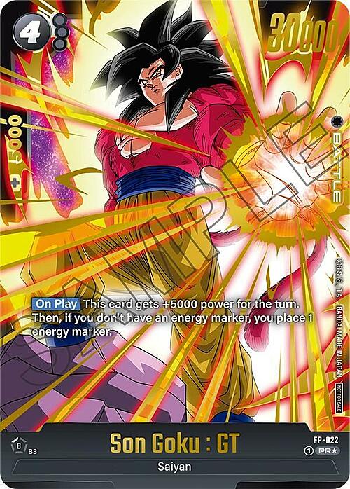 Son Goku : GT Card Front