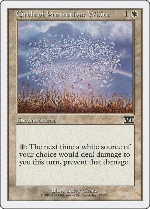 Circle of Protection: White Card Front