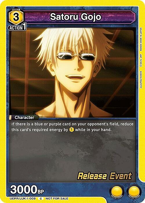 Satoru Gojo Card Front