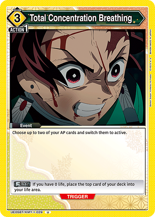 Total Concentration Breathing Card Front