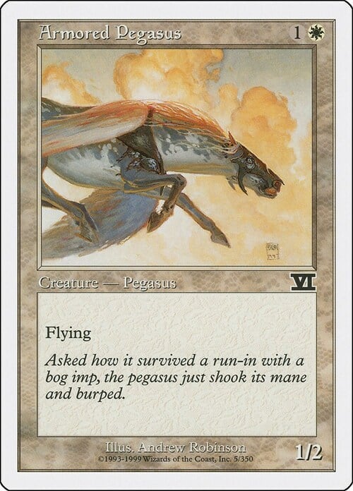 Armored Pegasus Card Front