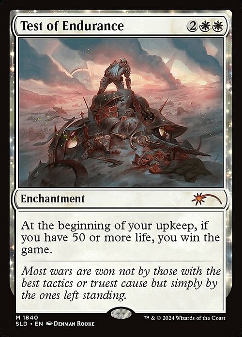 Test of Endurance Card Front