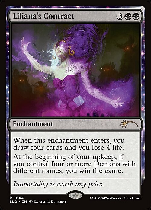 Liliana's Contract Card Front