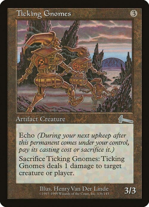 Gnomi a Orologeria Card Front
