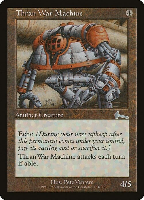 Thran War Machine Card Front