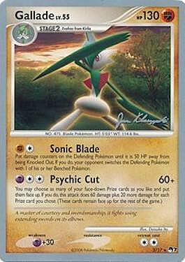 Gallade Lv.55 Card Front