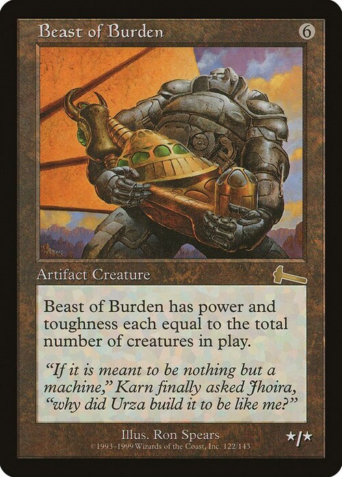 Beast of Burden Card Front