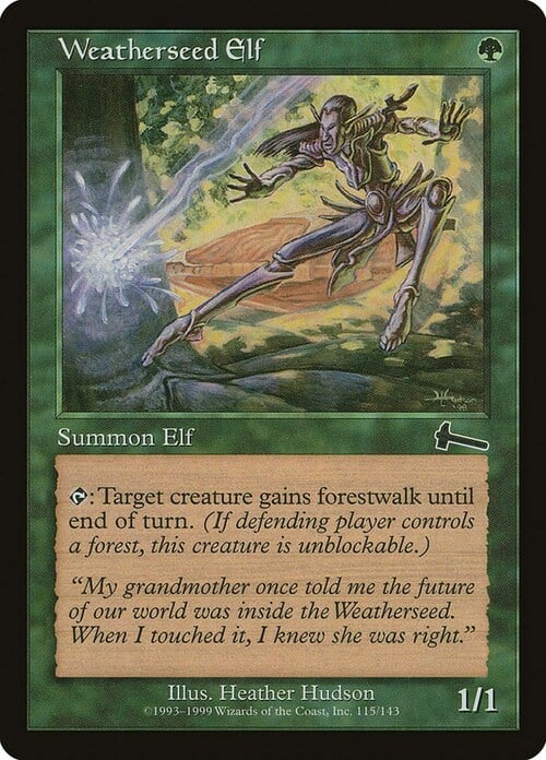 Weatherseed Elf Card Front