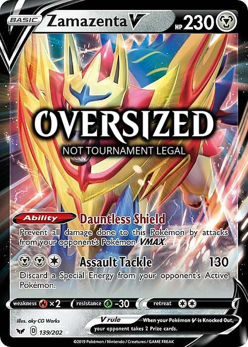 Zamazenta V Card Front