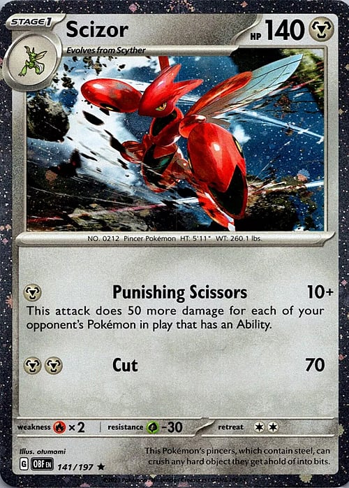 Scizor [Snatch | Heavy Metal] Card Front