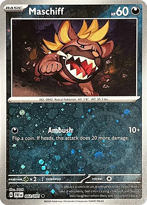 Maschiff Card Front
