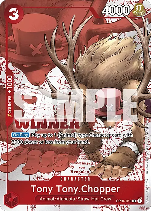 Tony Tony.Chopper Card Front