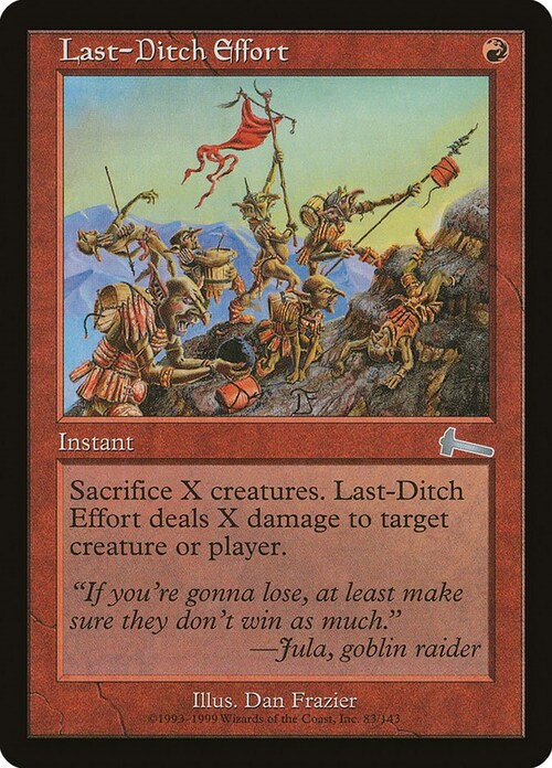 Last-Ditch Effort Card Front