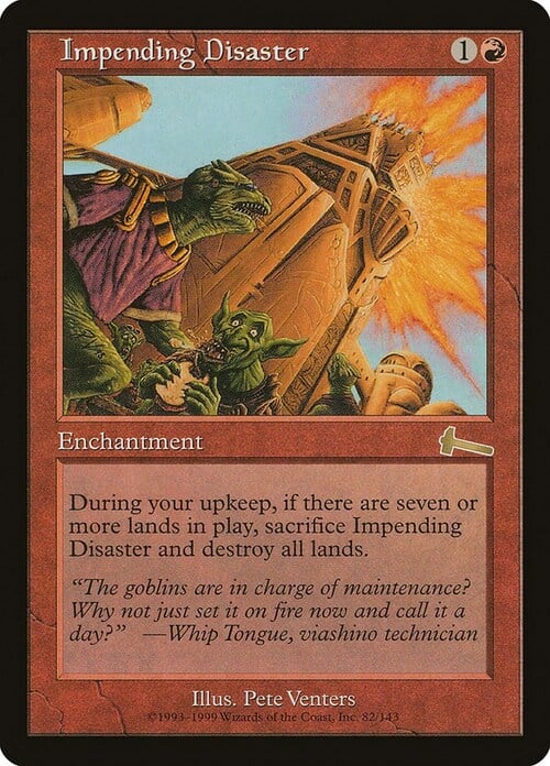 Impending Disaster Card Front