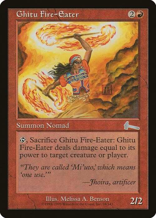 Ghitu Fire-Eater Card Front