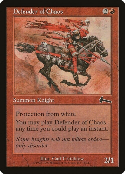 Defender of Chaos Card Front