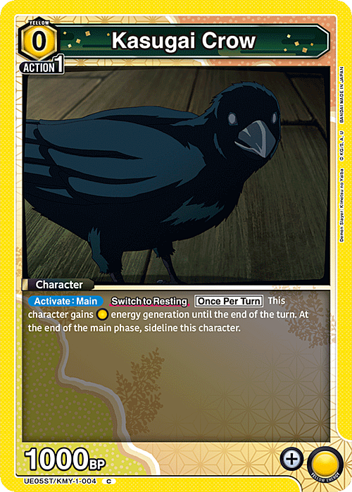 Kasugai Crow Card Front
