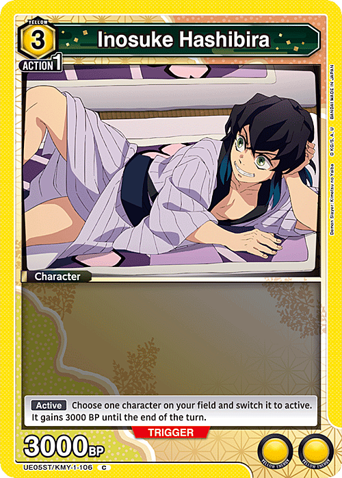 Inosuke Hashibira Card Front