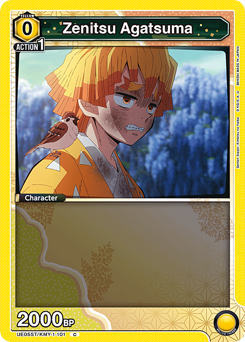 Zenitsu Agatsuma Card Front