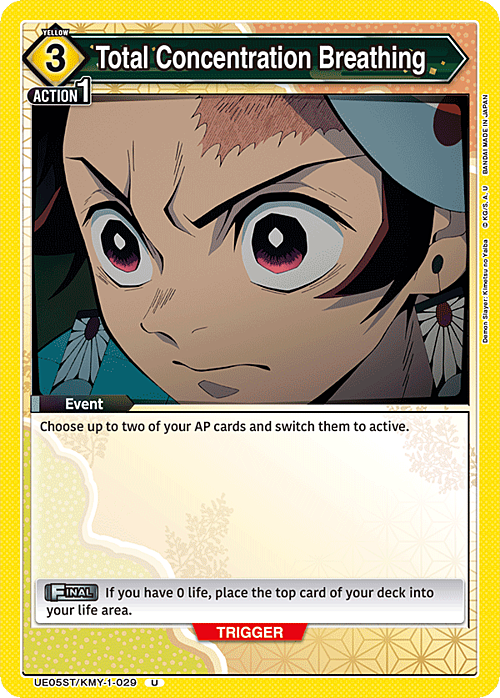 Total Concentration Breathing Card Front