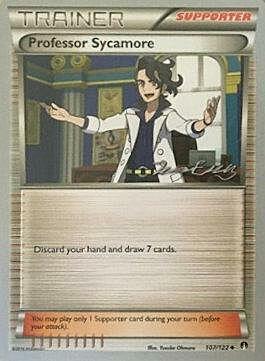 Professor Platan Card Front