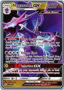 Naganadel GX [Beast Raid | Jet Needle | Stinger GX] Card Front