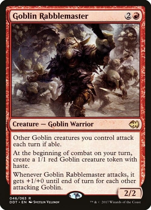 Goblin Rabblemaster Card Front