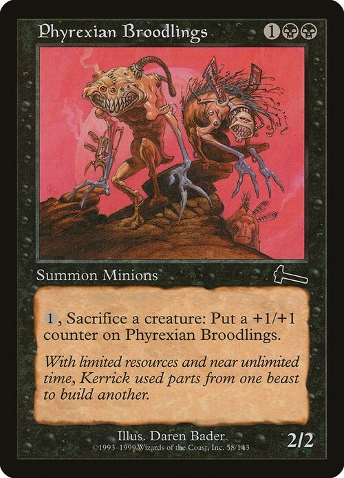 Phyrexian Broodlings Card Front