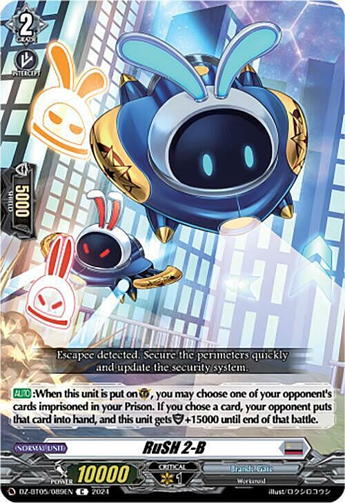 RuSH 2-B Card Front