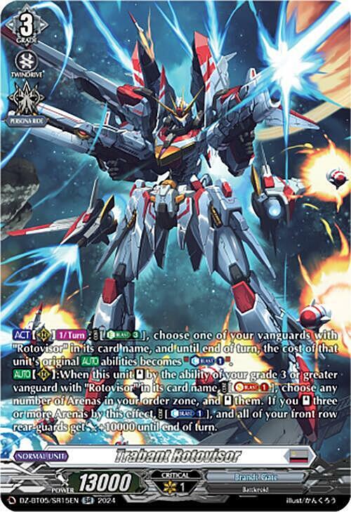 Trabant Rotovisor Card Front