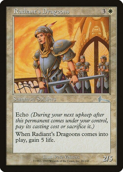 Dragoni di Radiant Card Front