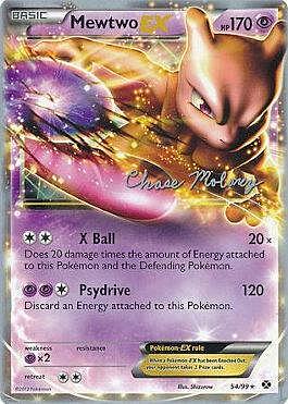 MewtwoEX Card Front