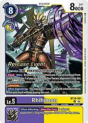 Rhihimon · Pre-Release Stamped BT18-081