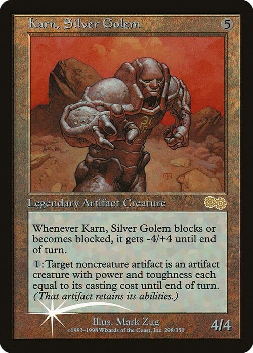 Karn, Golem d'Argento Card Front