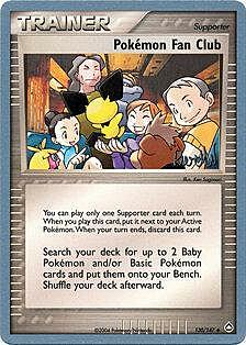 Pokémon Fan Club Card Front