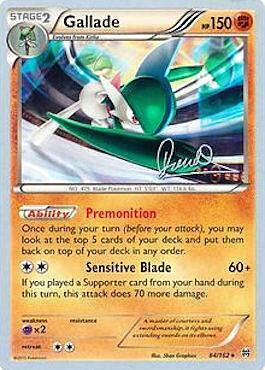 Gallade [Sensitive Blade] Card Front