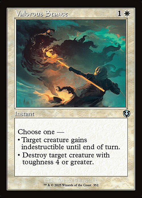 Valorous Stance Card Front