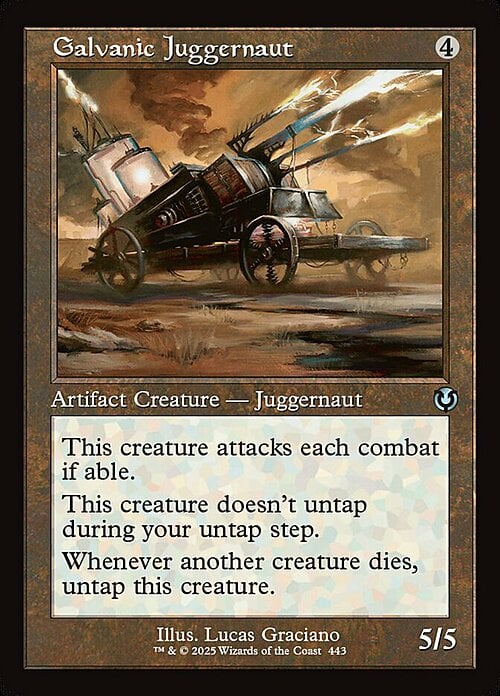Galvanic Juggernaut Card Front