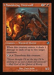 Smoldering Werewolf // Erupting Dreadwolf · Retro Frame 465