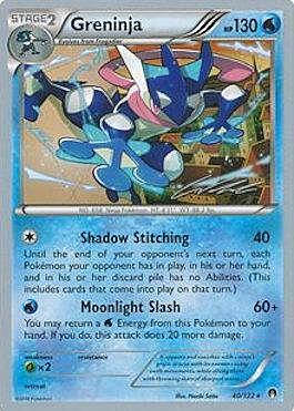 Greninja [Shadow Stitching | Moonlight Slash] Card Front