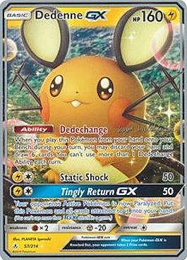 Dedenne GX Card Front