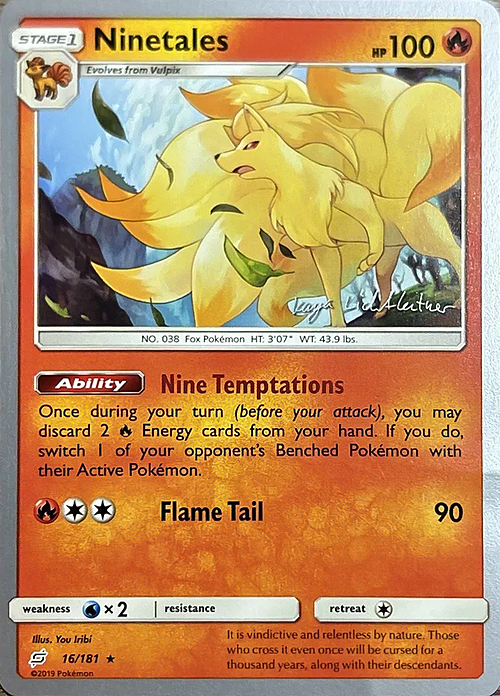Ninetales Card Front