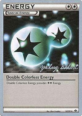 Double Colorless Energy Card Front