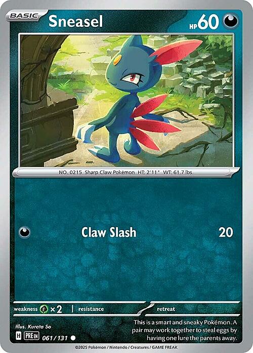 Sneasel Card Front