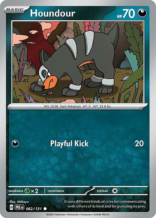 Houndour Card Front