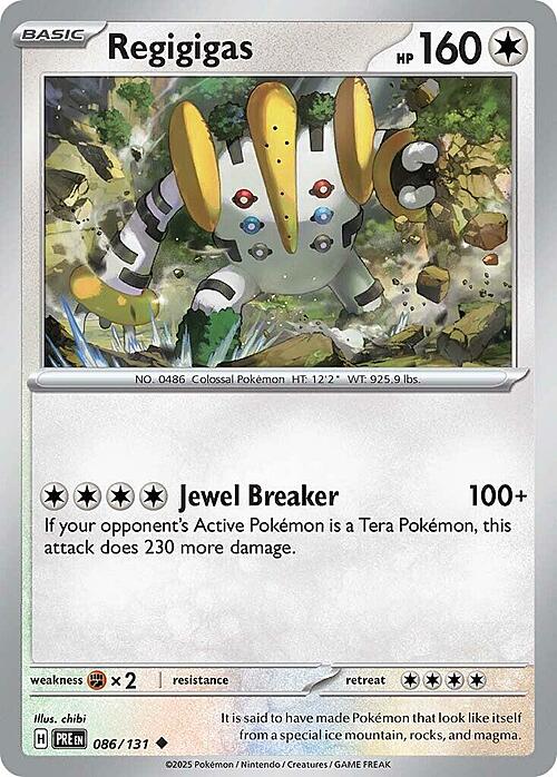 Regigigas Card Front